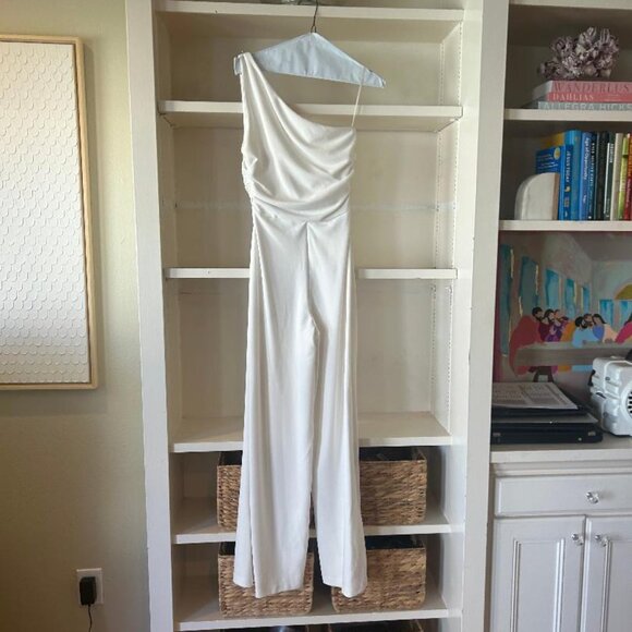 Zara LONG ASYMMETRIC JUMPSUIT (SIZE SMALL) - Picture 8 of 11